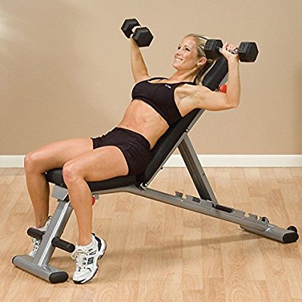 body solid gfid225 adjustable weight bench exercises
